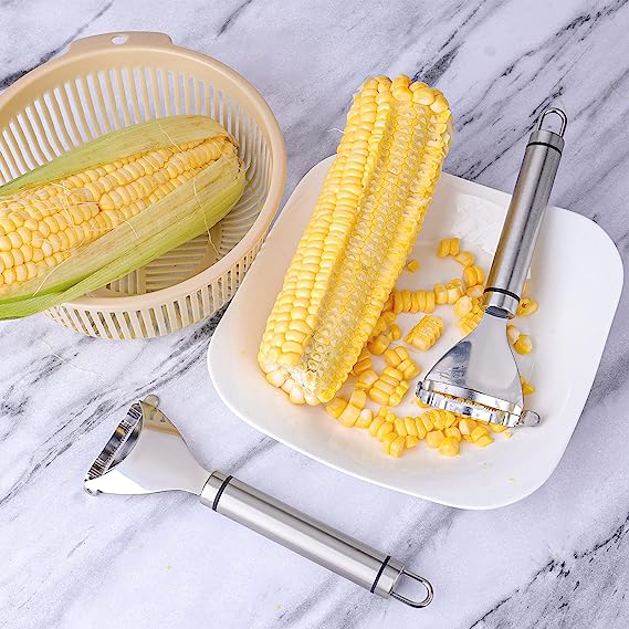 Practical 's - Stainless Steel Corn Peeler for Kitchen Prep