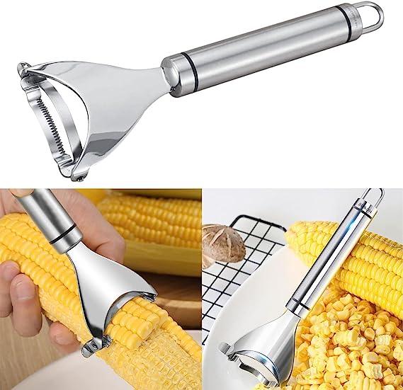 Practical 's - Stainless Steel Corn Peeler for Kitchen Prep