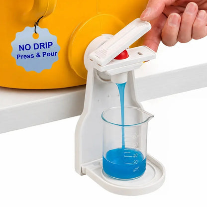 Space-Saving Laundry Detergent Dispenser Cup Holder for Tidy Storage