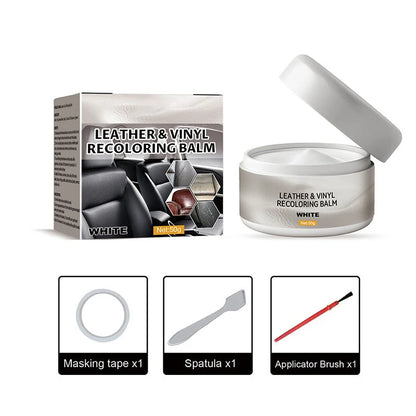 Purpose-Built Leather Repair Paste – Fills scratches & scuffs