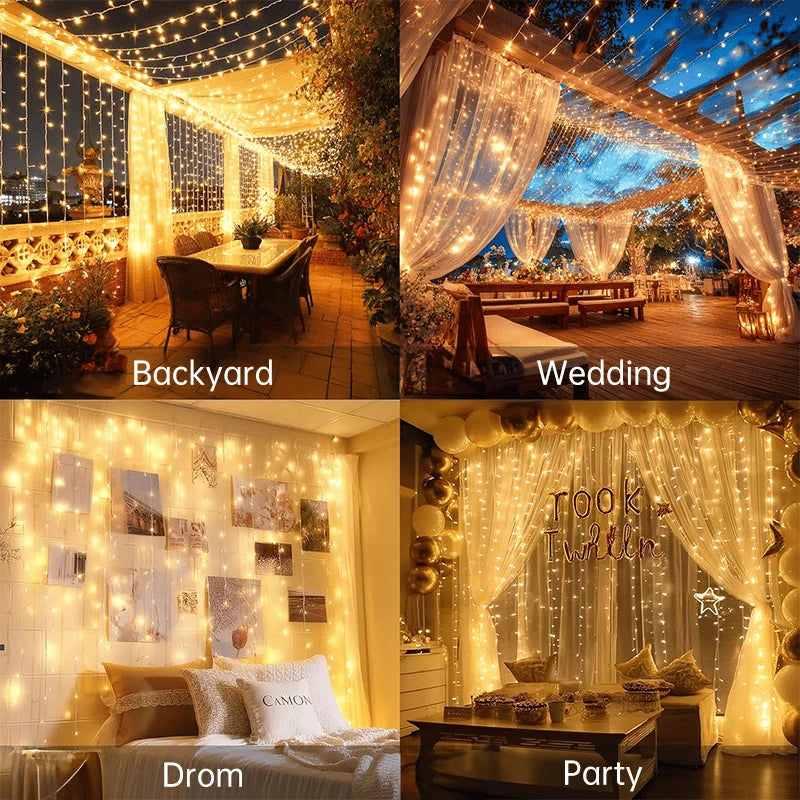 Decorative Remote-Control Led Curtain Light for Focused Lighting