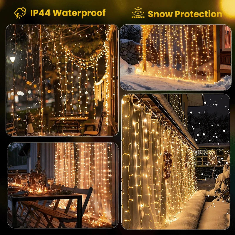 Decorative Remote-Control Led Curtain Light for Focused Lighting