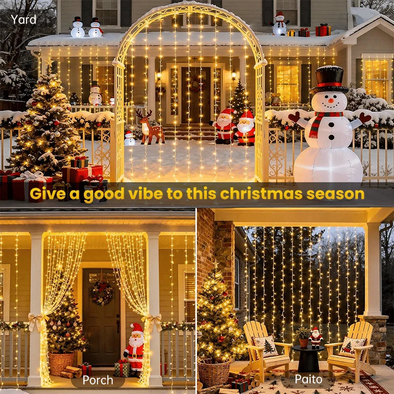 Decorative Remote-Control Led Curtain Light for Focused Lighting