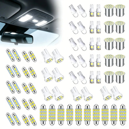 Vehicle-Ready 70& 42 Pcs Interior Car Light Kit for Garage Use