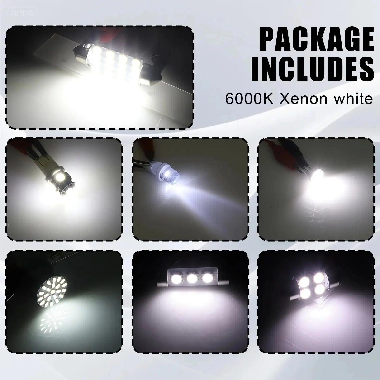 Vehicle-Ready 70& 42 Pcs Interior Car Light Kit for Garage Use