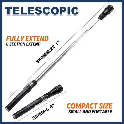 Decorative Multifunctional Magnetic Telescopic Flashlight