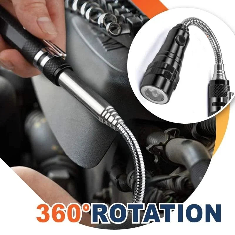 Decorative Multifunctional Magnetic Telescopic Flashlight