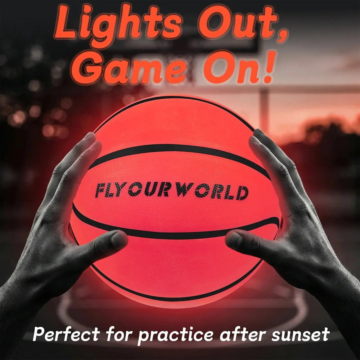Illuminated Basketball That Glows with Every Bounce