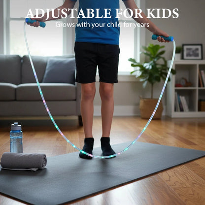 Convenient LED Light-Up Jump Rope for Kids for Everyday Setup