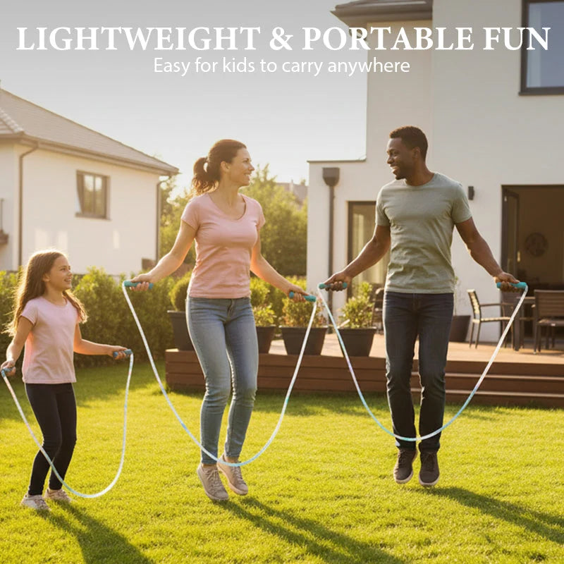 Convenient LED Light-Up Jump Rope for Kids for Everyday Setup