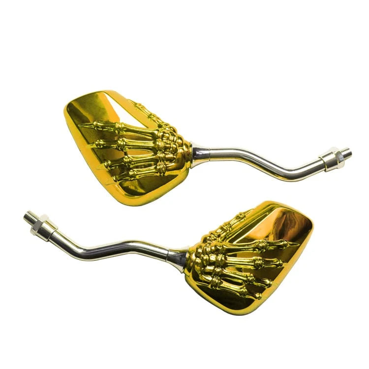 Illuminated Skeleton Claw Accent for a Rearview Mirror