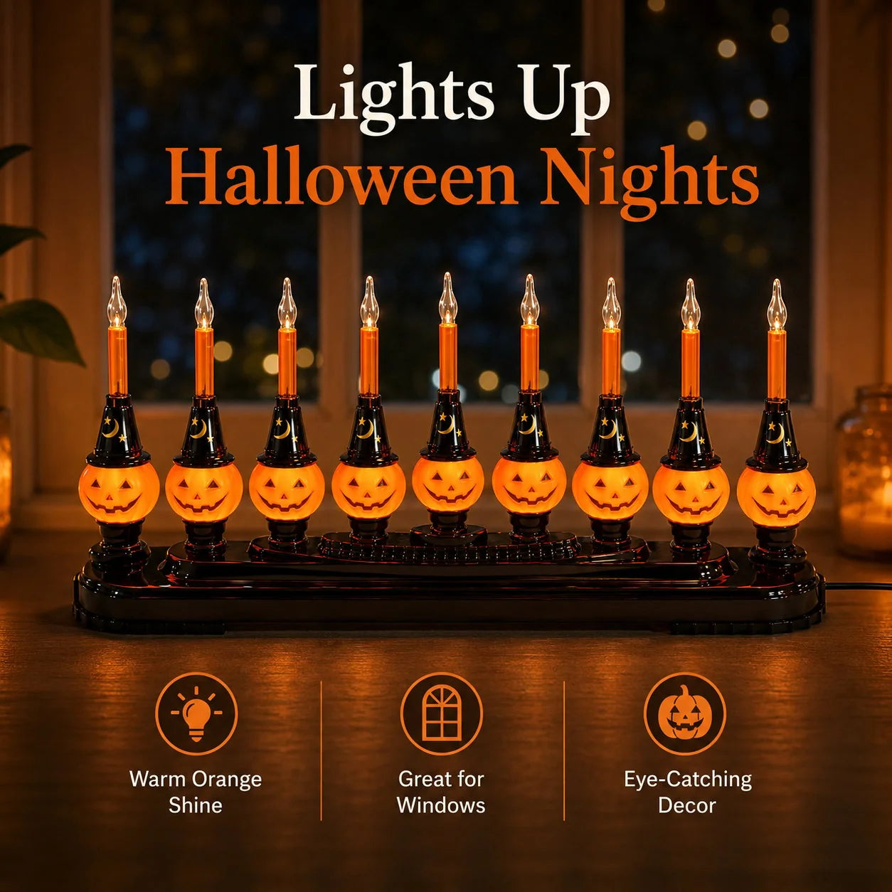 Decorative Light Up Your Home with Vintage Pumpkin – Light Up