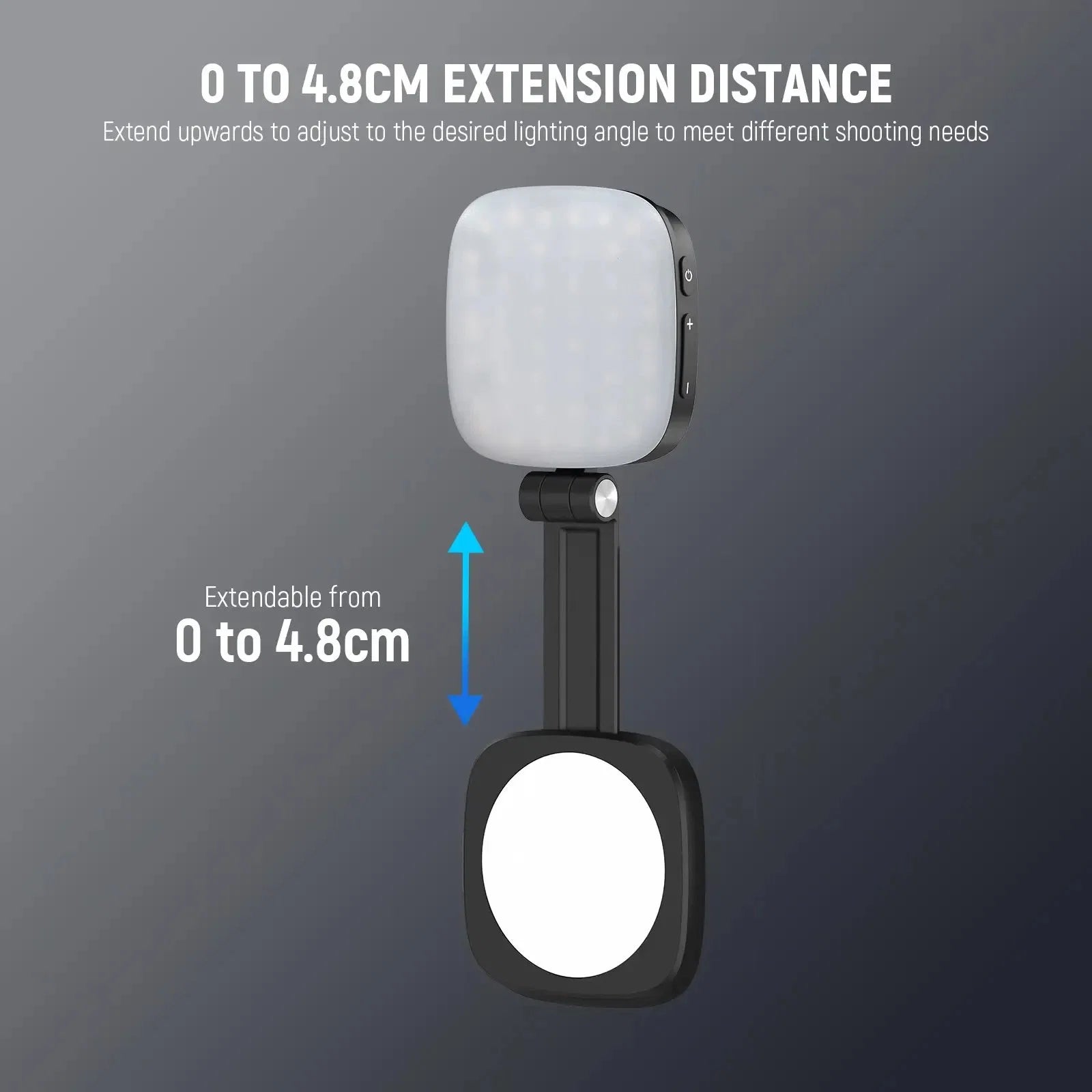 Decorative Magnetic Selfie Light for MagSafe iPhone – Foldable LED