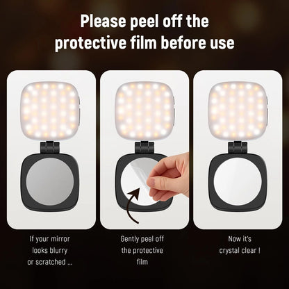 Decorative Magnetic Selfie Light for MagSafe iPhone – Foldable LED