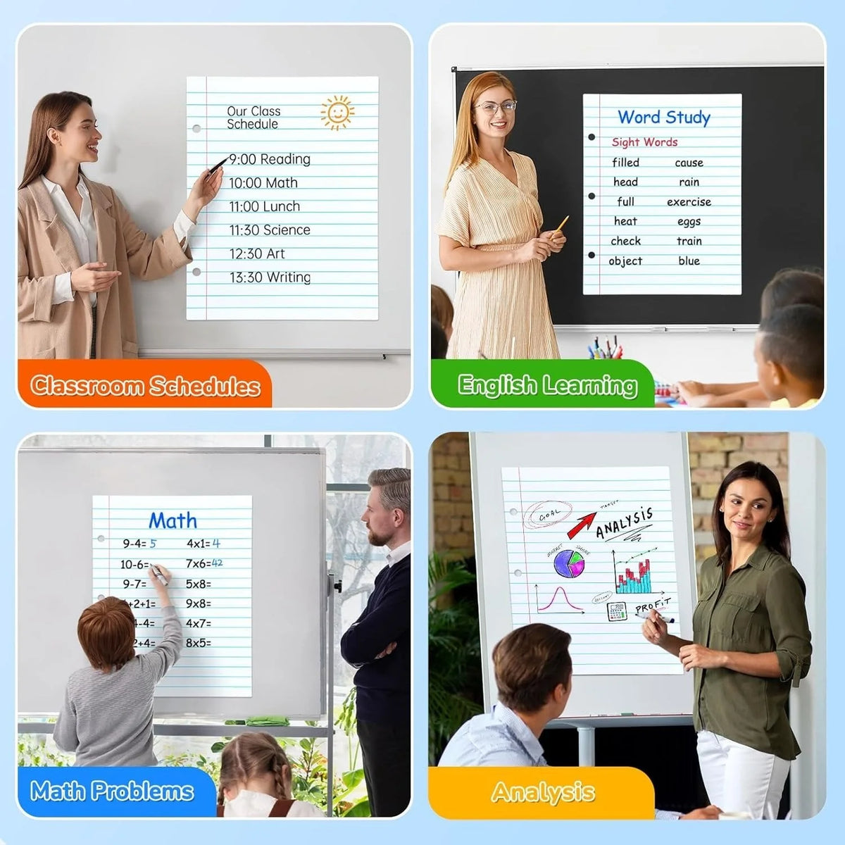 Purpose-Built Giant Magnetic Dry Erase Drawing Pad – Large Reusable