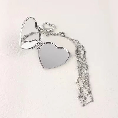 Purpose-Built Lipstick Holder Keychain with Mirror for Everyday Use