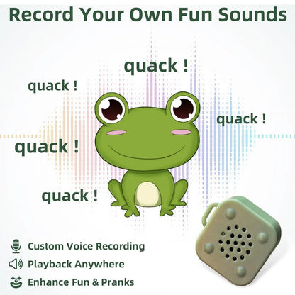 Rechargeable Frog, Lizard, and Coquí Sound-and-Light Keychain