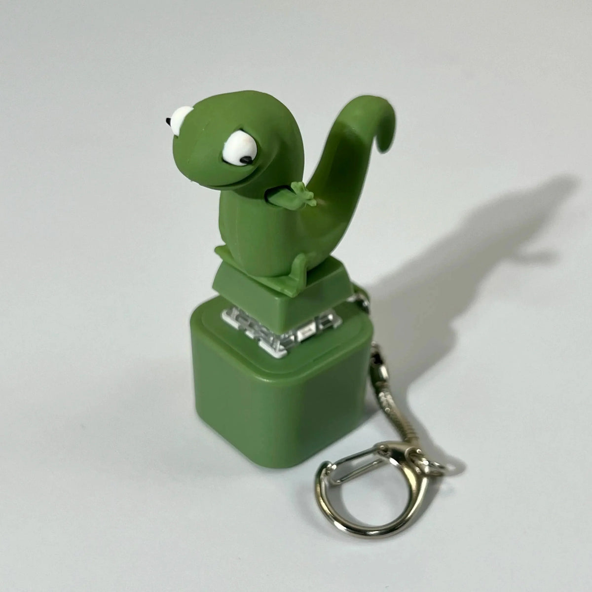 Rechargeable Frog, Lizard, and Coquí Sound-and-Light Keychain