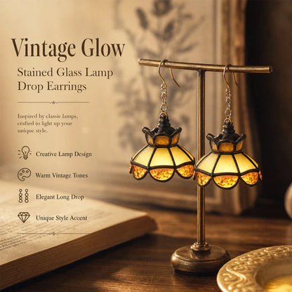 Decorative Whimsical Lamp Shade Earrings for Focused Lighting