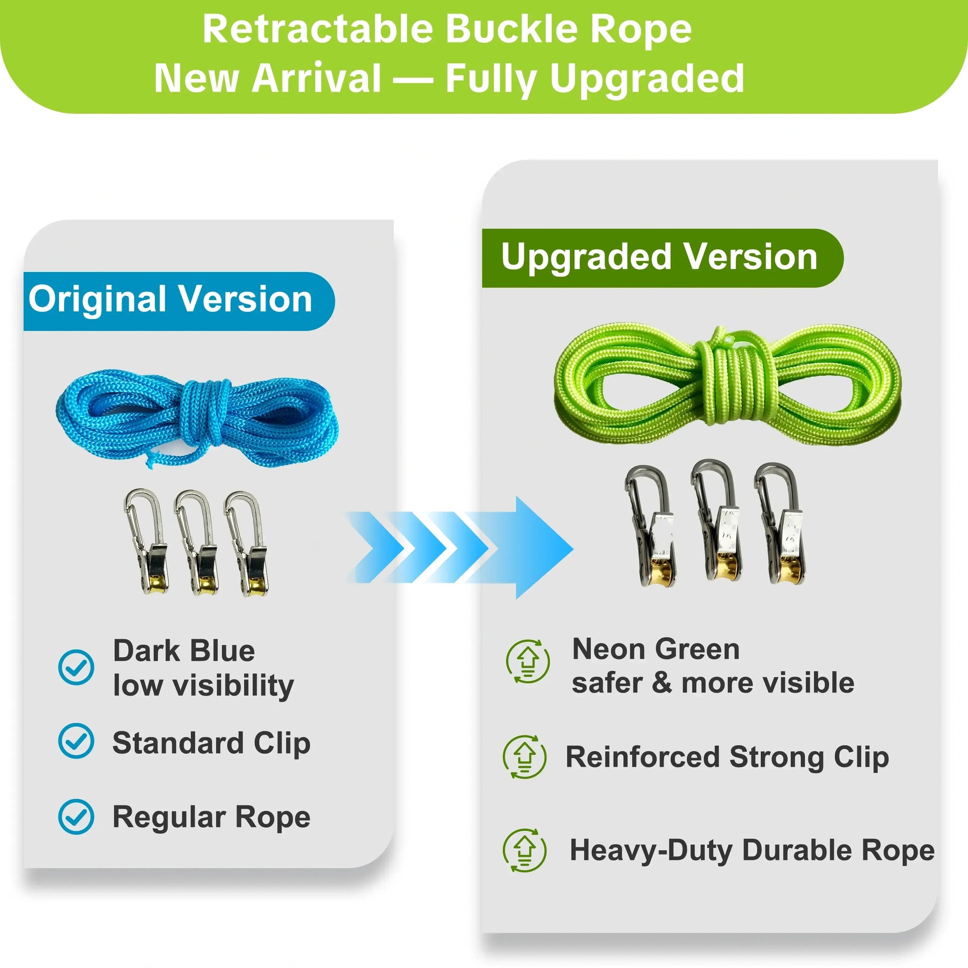 Heavy-Duty Ret retractable Tie-Down Rope
