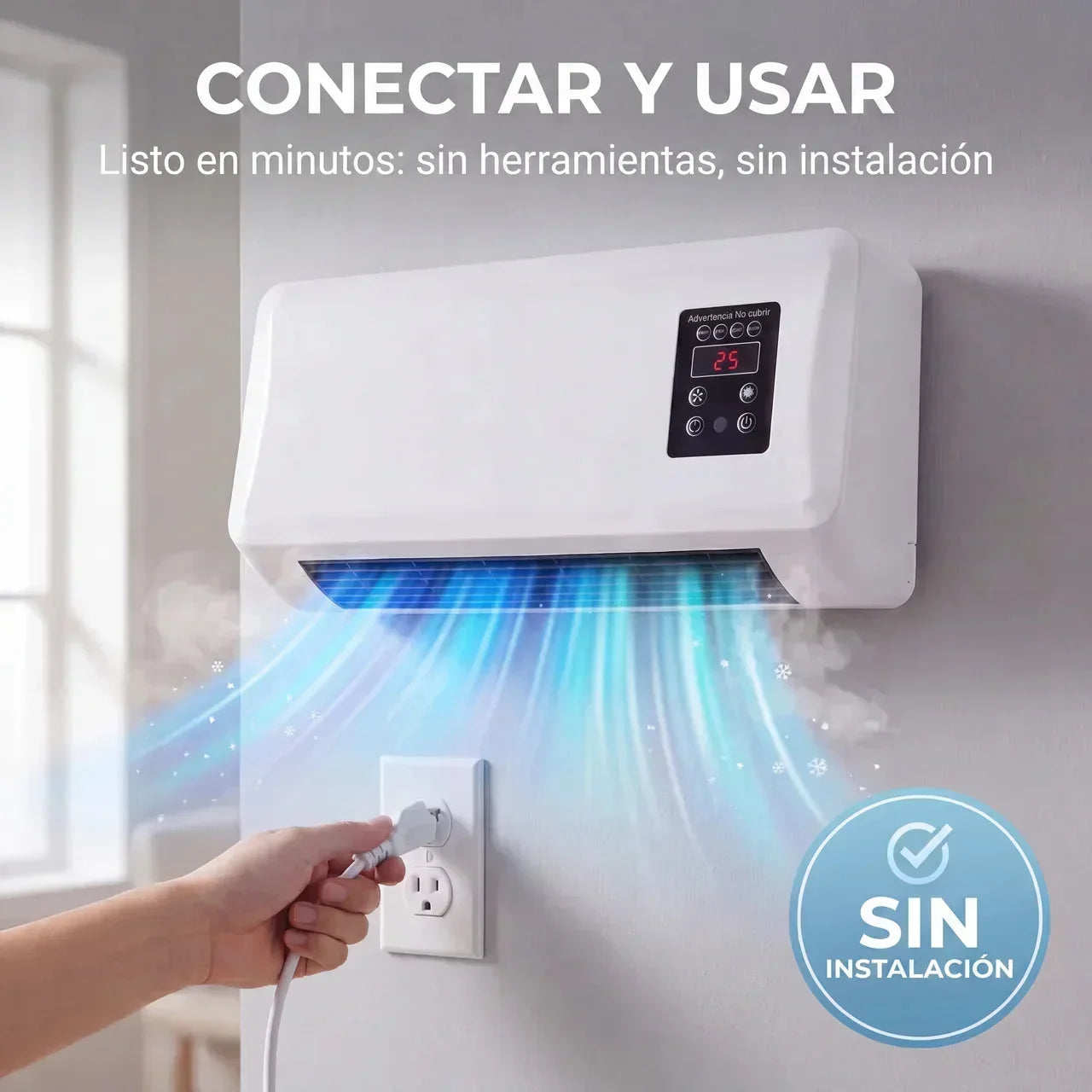 Window-Free Ductless Portable Air Conditioner