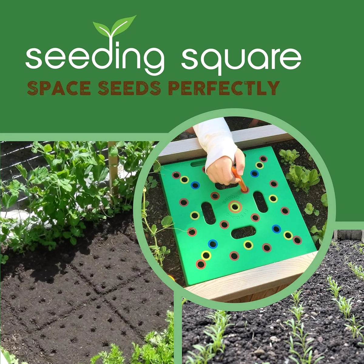 Outdoor Seeding Square Garden Spacing Tool – Grow Bigger Harvests