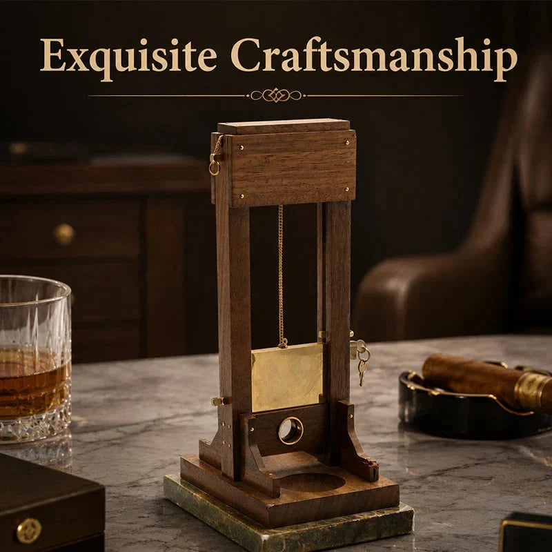 Purpose-Built Luxury Desktop Cigar Cutter – Unique Gu – Luxury Desktop