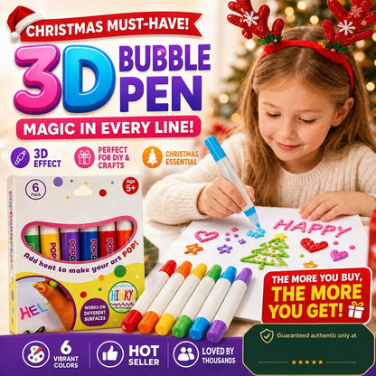 Practical Magic Pen – Draw 3D with one stroke DIY Bubble Popcorn