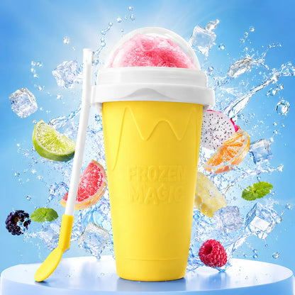 Purpose-Built Magic Slushy Maker Cup Turn Any Drink Into A Slushie In
