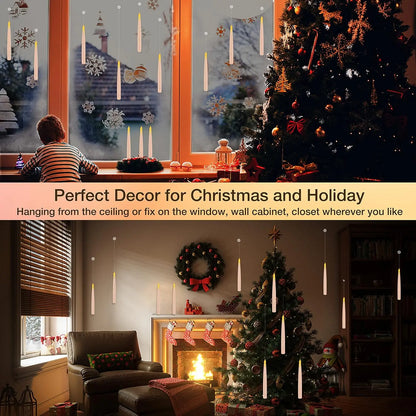 Remote Wand-Activated LED Candles with a Flickering Glow