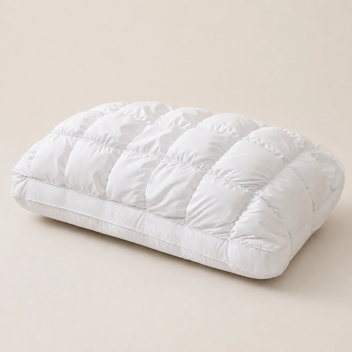 Purpose-Built Pineapple Bread Grid Pillow – Dual Layer Fluffy Cooling