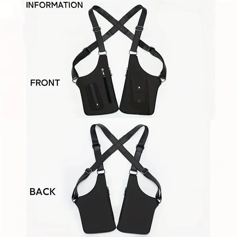 Space-Saving Adjustable Underarm Shoulder Bag for Men &