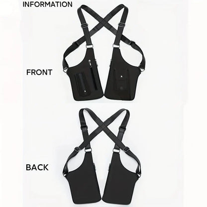 Space-Saving Adjustable Underarm Shoulder Bag for Men &