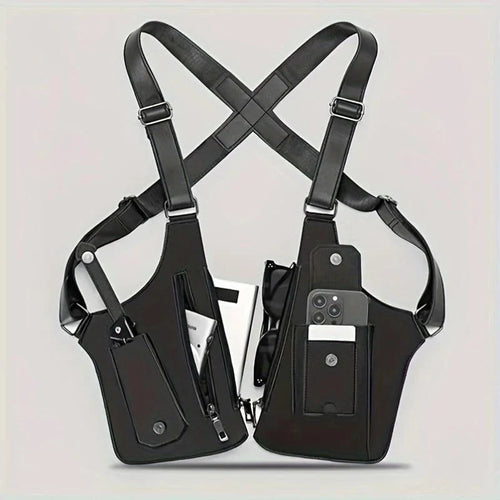 Space-Saving Adjustable Underarm Shoulder Bag for Men &