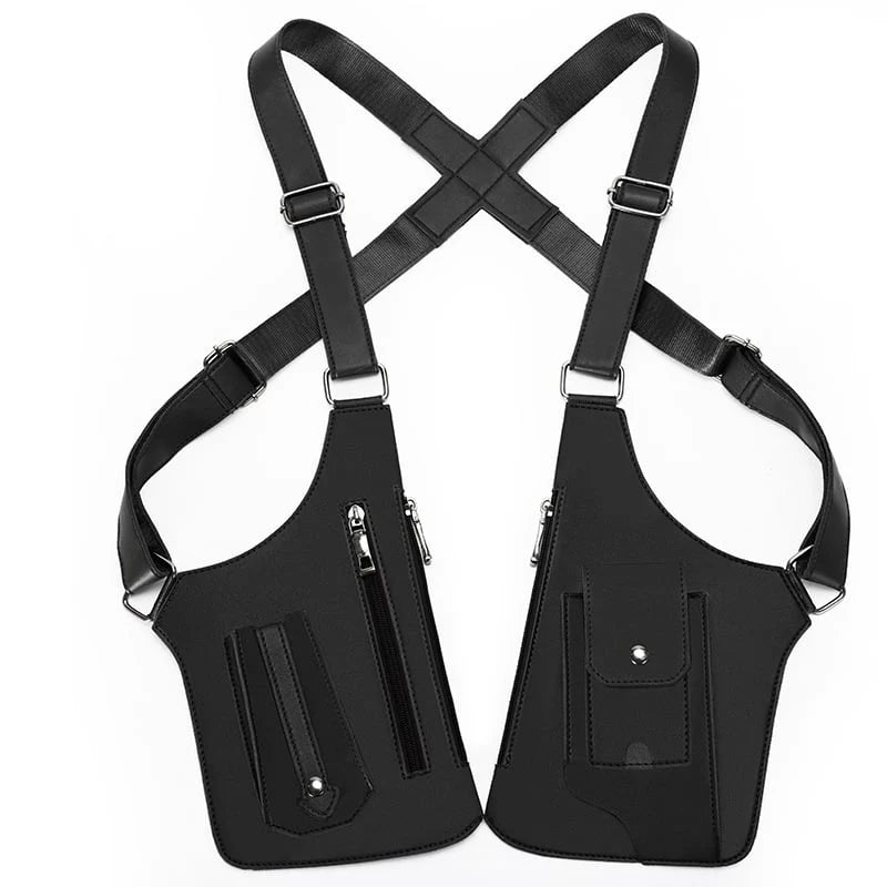 Space-Saving Adjustable Underarm Shoulder Bag for Men &