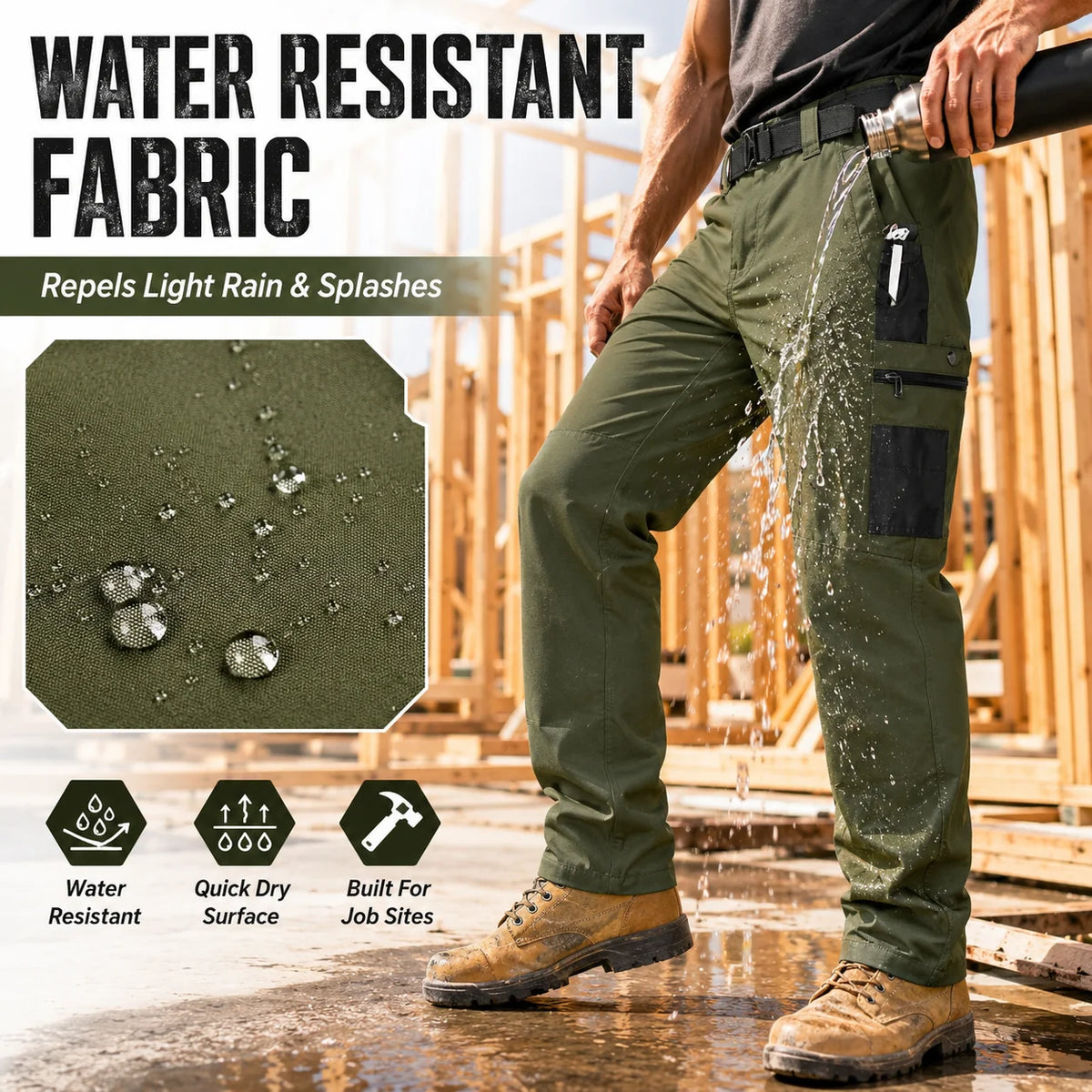 Purpose-Built Men’s FR Tactical Work Pants – Flame-Resistant, Tougher