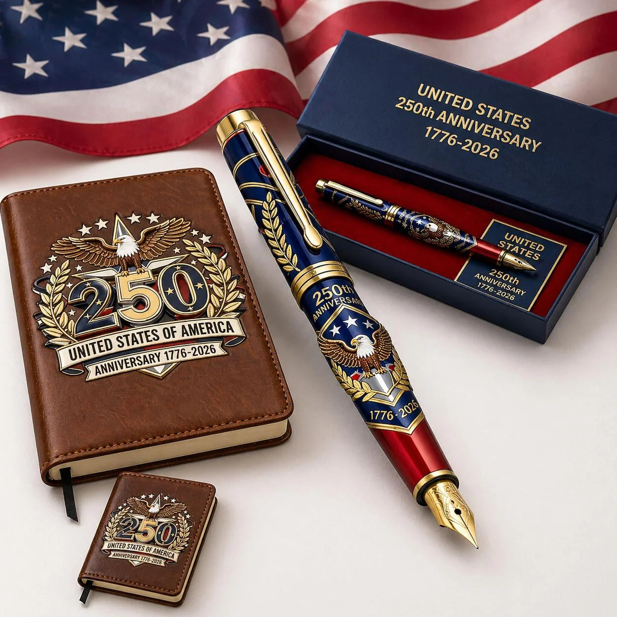 Purpose-Built Any Patriot 一 USA 250th Anniversary Notebook & Pen Set
