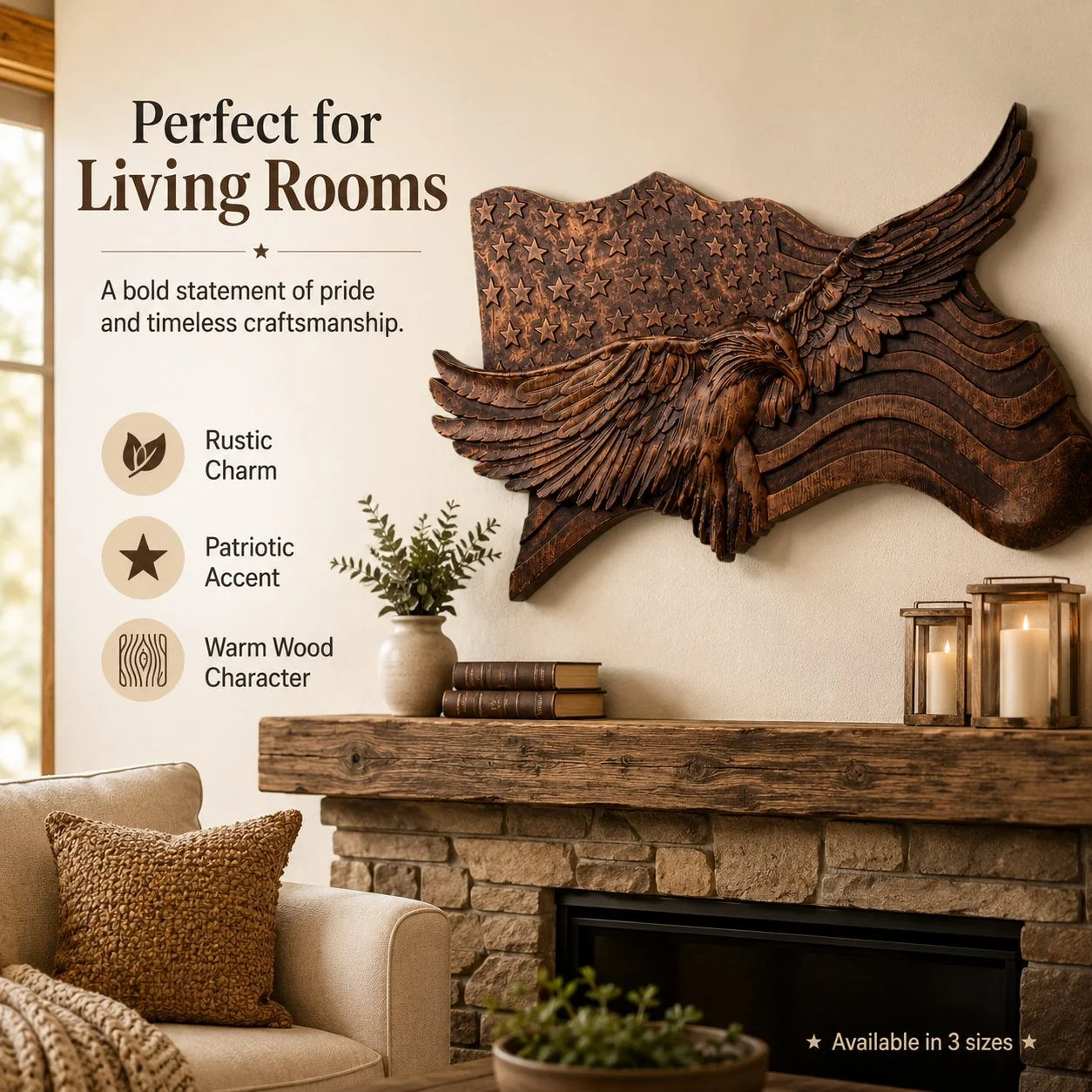 Purpose-Built Wings of dom – A Handcrafted Wooden Tribute to American