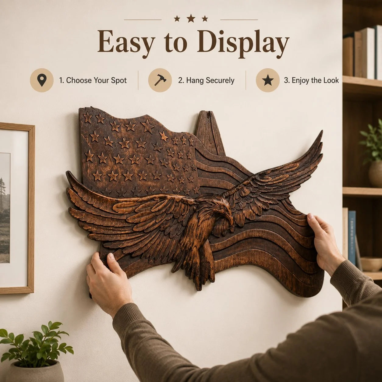 Purpose-Built Wings of dom – A Handcrafted Wooden Tribute to American