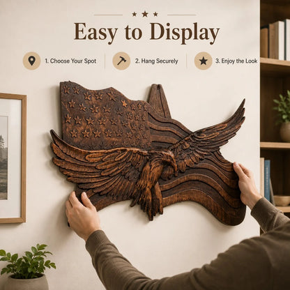 Purpose-Built Wings of dom – A Handcrafted Wooden Tribute to American