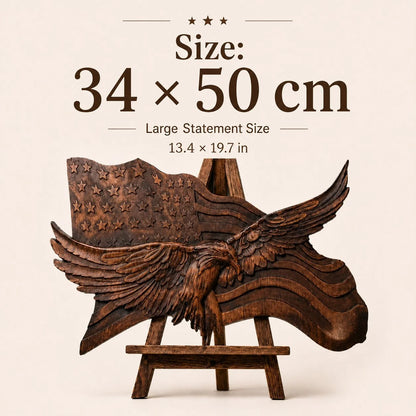 Purpose-Built Wings of dom – A Handcrafted Wooden Tribute to American