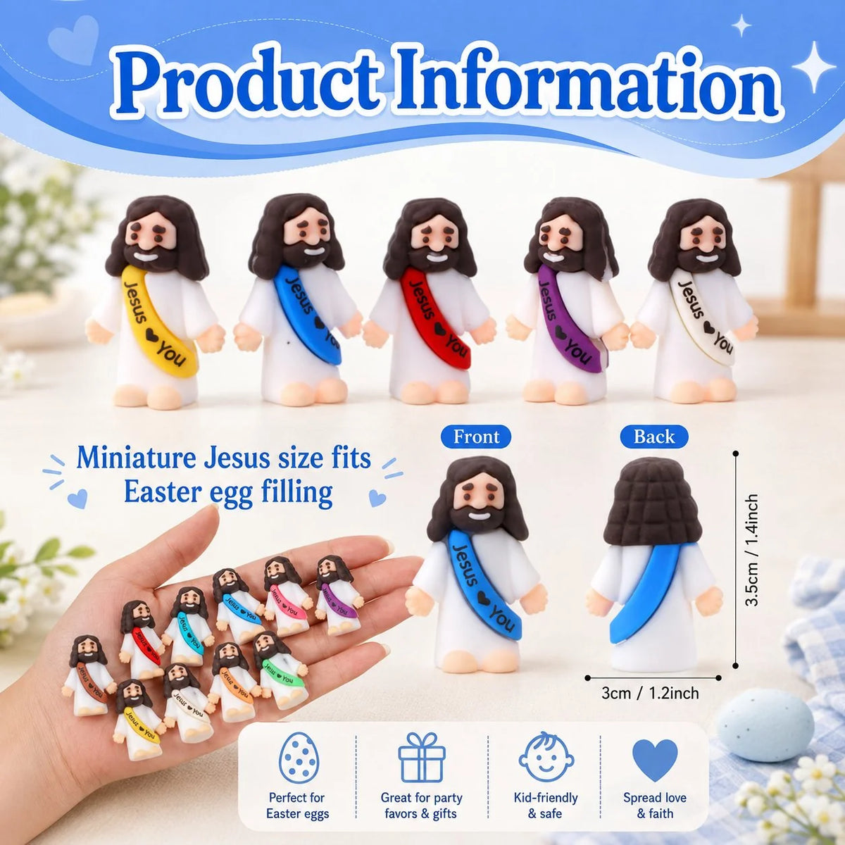Purpose-Built Original Design Figures - Jesus Loves