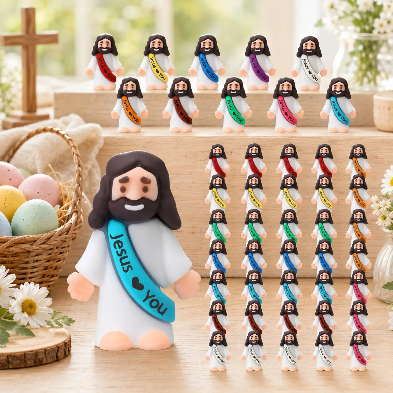 Purpose-Built Original Design Figures - Jesus Loves