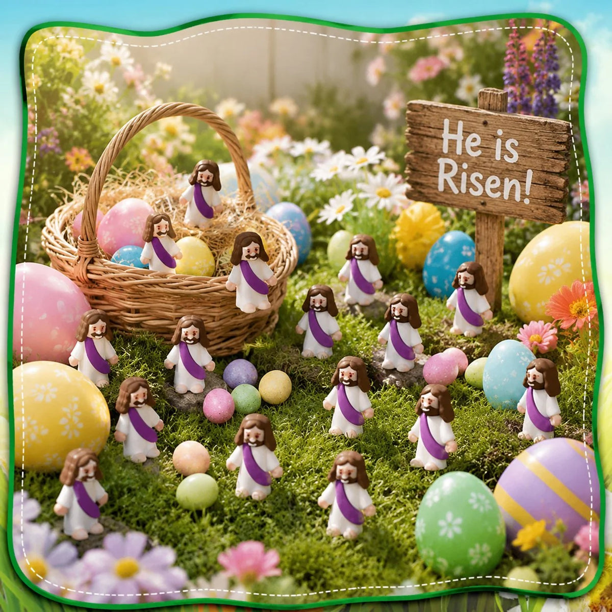 Purpose-Built Original Design Figures - Jesus Loves