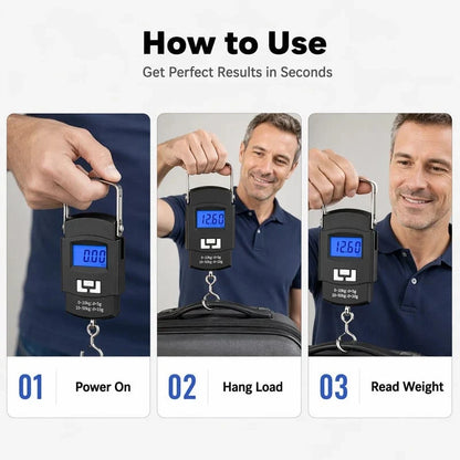 Purpose-Built Mini Portable Digital Luggage Scale for Everyday Use