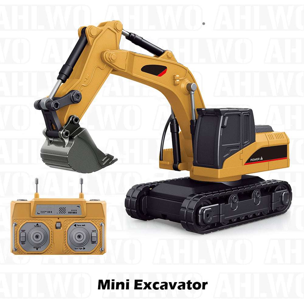 Vehicle-Ready RC Construction Vehicle Toy Set with Excavator, Dump