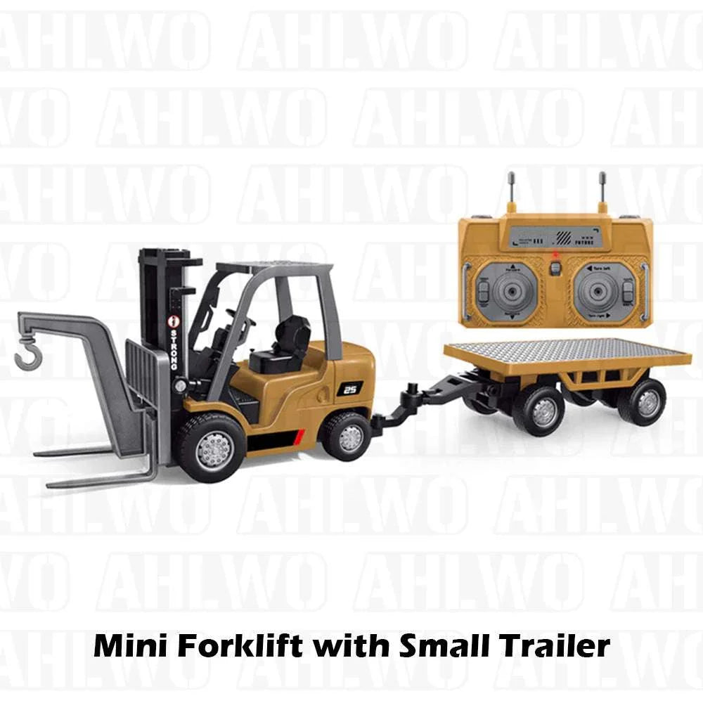 Vehicle-Ready RC Construction Vehicle Toy Set with Excavator, Dump
