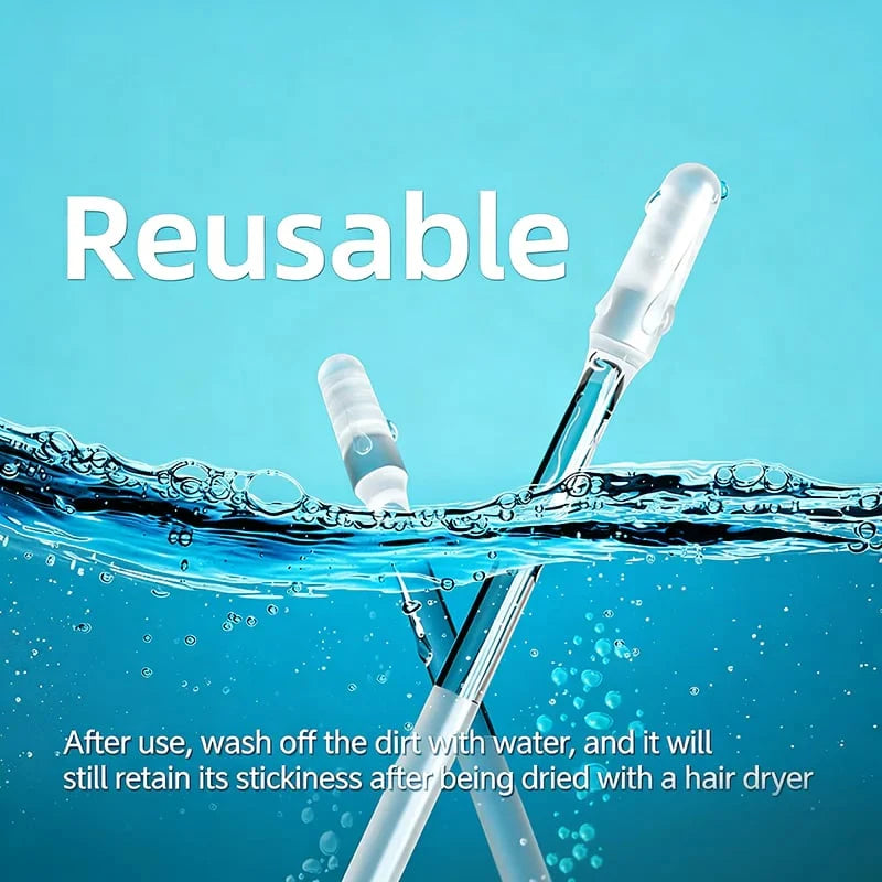 Vehicle-Ready Sticky Ear Cleaning Sticks - Gentle, Visible Ear