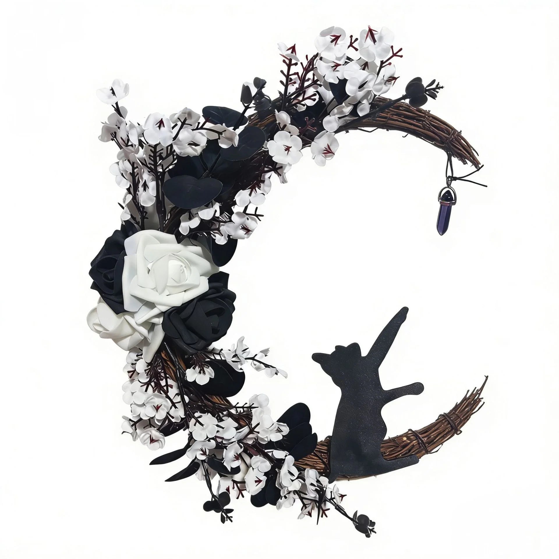 Decorative Light Up Your Door With a Magical Moon Cat