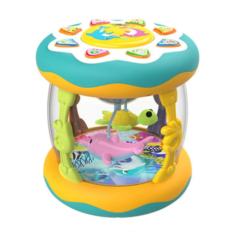 Decorative Montessori Sensory Musical Ocean Projector Toy for Babies